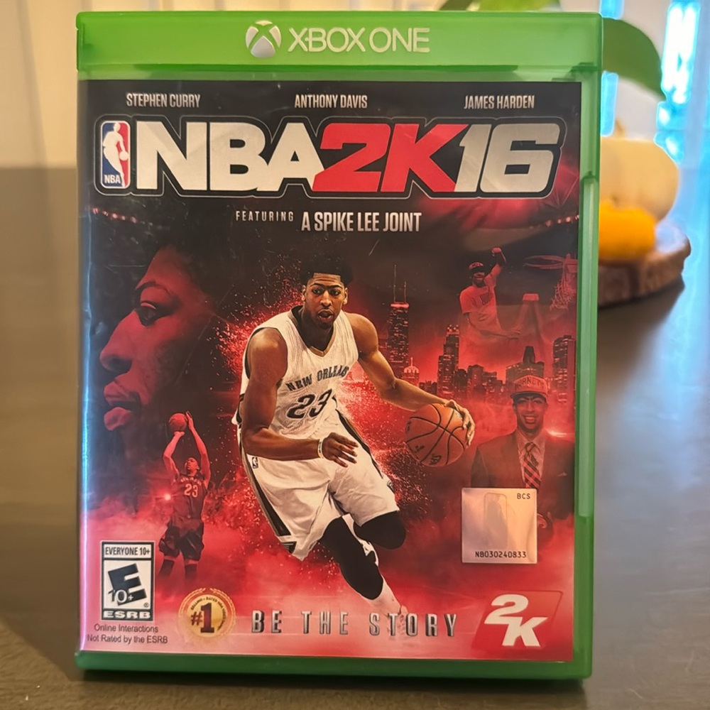 NBA 2K16 great condition video game for the Xbox One